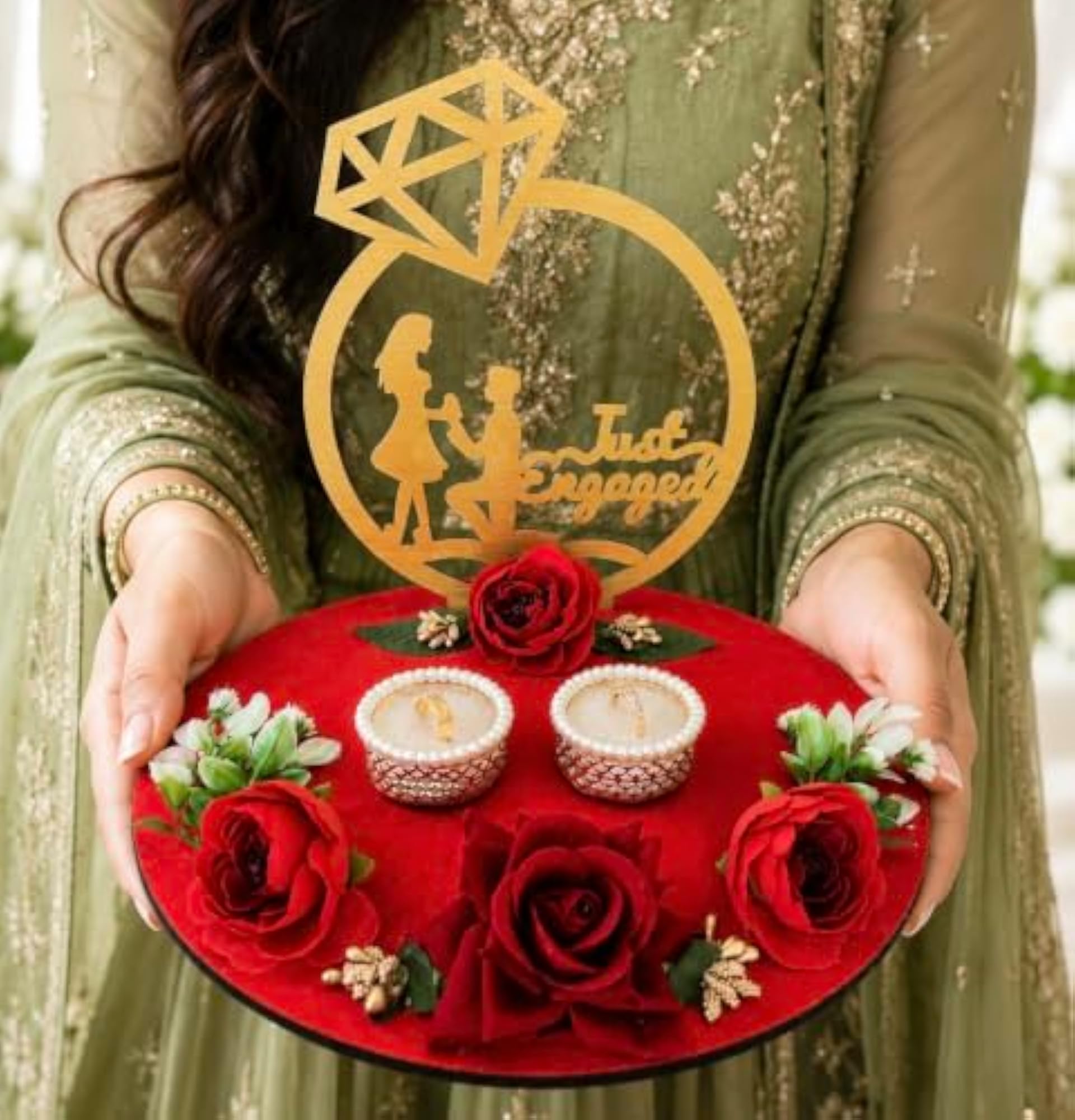 Engagement Ring Ceremony Decorative Platter